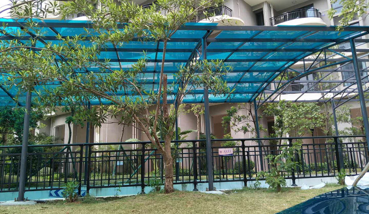 惠州十里銀灘地下車庫陽光棚