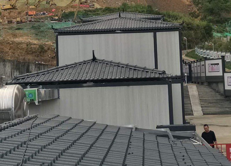 西鄉(xiāng)越眾生活區(qū)屋頂效果圖