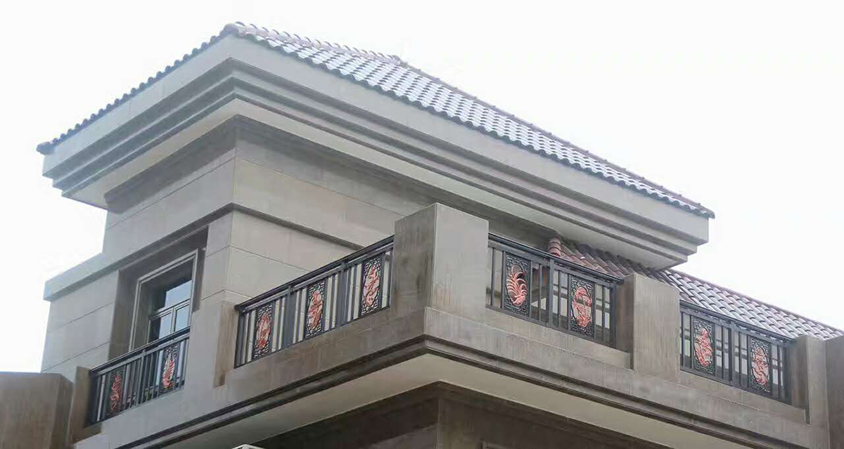 碧桂園翡翠山別墅區(qū)樓頂護(hù)欄